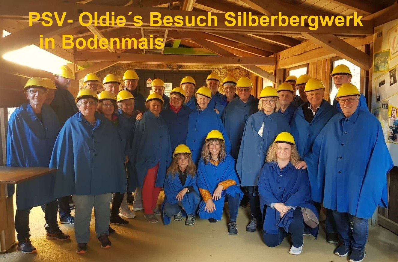 PSV-Oldies' Besuch Silberbergwerk in Bodenmais